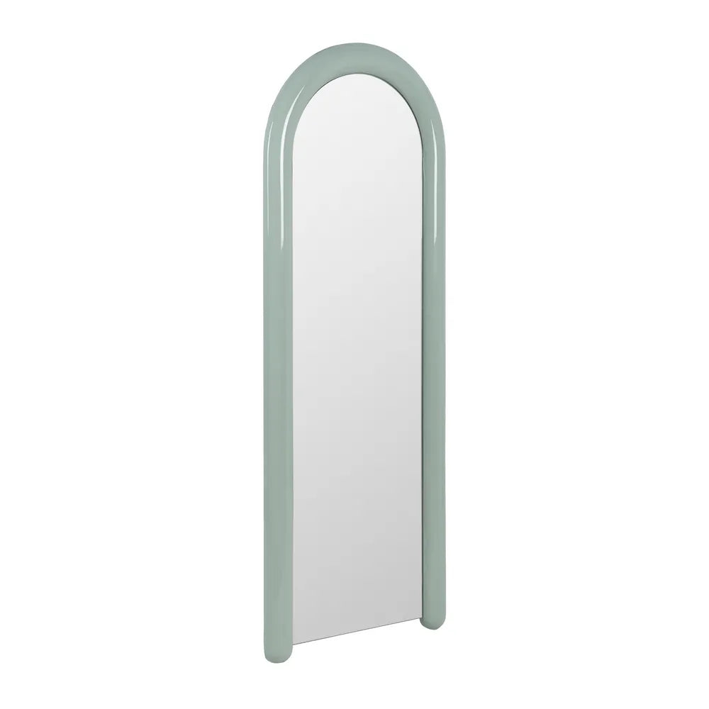 DRESSING MIRROR LACQUER GREEN MDF 60 X 5 X 160 CM