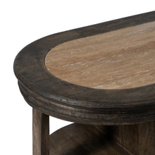Cargar imagen en el visor de la galería, ISLAND MARBLE/WOOD KITCHEN 140 X 50 X 80 CM