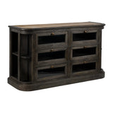 BUFFET MARBLE/WOOD KITCHEN 155 X 51 X 88 CM