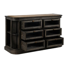 Charger l&#39;image dans la galerie, BUFFET MARBLE/WOOD KITCHEN 155 X 51 X 88 CM