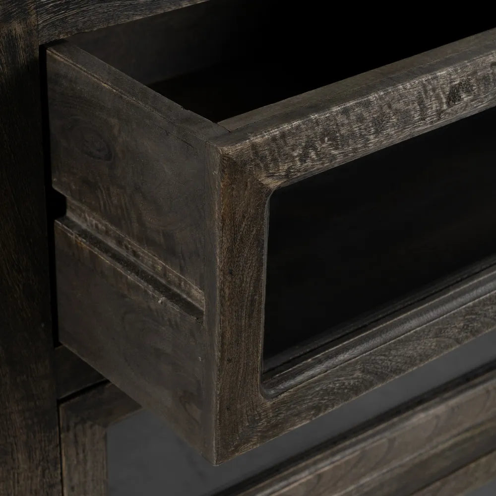 BUFFET MARBLE/WOOD KITCHEN 155 X 51 X 88 CM