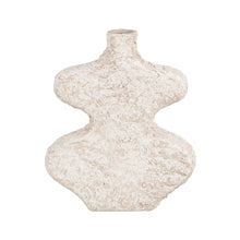 Load image into Gallery viewer, VASE RUSTIC WHITE CERAMIC 28,00 X 8,00 CM
