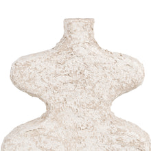 Load image into Gallery viewer, VASE RUSTIC WHITE CERAMIC 28,00 X 8,00 CM