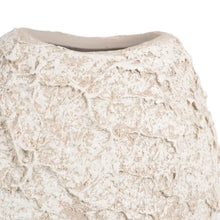 Carica l'immagine nel visualizzatore di Gallery, Rustic white ceramic vase, 23 x 12 x 20 cm