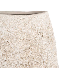 Load image into Gallery viewer, RUSTIC WHITE CERAMIC VASE 32 X 15 X 40 CM
