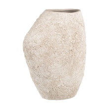 Load image into Gallery viewer, RUSTIC WHITE CERAMIC VASE 32 X 15 X 40 CM