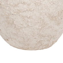 Load image into Gallery viewer, RUSTIC WHITE CERAMIC JAR 39 X 39 X 40 CM