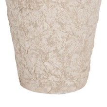 Carica l&#39;immagine nel visualizzatore di Gallery, RUSTIC WHITE CERAMIC JAR 30 X 30 X 80 CM