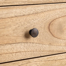 Charger l'image dans la galerie, NATURAL MINDI WOOD CHEST OF DRAWERS 100 X 40 X 90 CM
