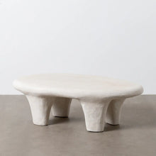 Load image into Gallery viewer, WILMA WHITE POLYRESIN COFFEE TABLE 102 X 62 X 32 CM