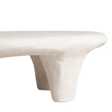 Load image into Gallery viewer, WILMA WHITE POLYRESIN COFFEE TABLE 102 X 62 X 32 CM