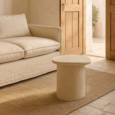 SIDE TABLE WHITE MDF- WILMA 48 X 43 X 50 CM