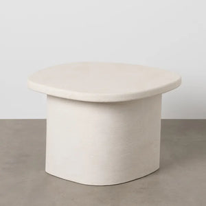 COFFE TABLE WHITE MDF- WILMA 60 X 58 X 40 CM