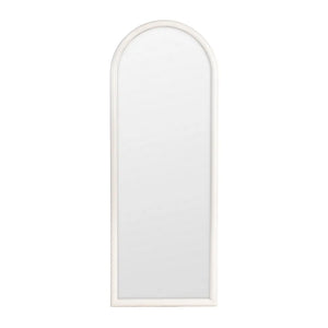 Cream Paulonia Wood Decorative Mirror 60 x 3 x 160 cm