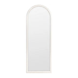 Cream Paulonia Wood Decorative Mirror 60 x 3 x 160 cm