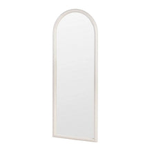 Cargar imagen en el visor de la galería, Cream Paulonia Wood Decorative Mirror 60 x 3 x 160 cm