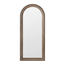 Cargar imagen en el visor de la galería, BROWN PAULONIA WOOD MIRROR DECORATION 76 X 3.50 X 176 CM