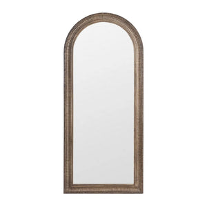 BROWN PAULONIA WOOD MIRROR DECORATION 76 X 3.50 X 176 CM