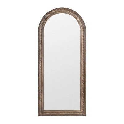 BROWN PAULONIA WOOD MIRROR DECORATION 76 X 3.50 X 176 CM