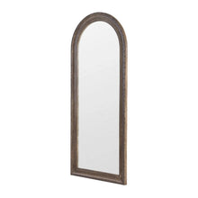 Cargar imagen en el visor de la galería, BROWN PAULONIA WOOD MIRROR DECORATION 76 X 3.50 X 176 CM