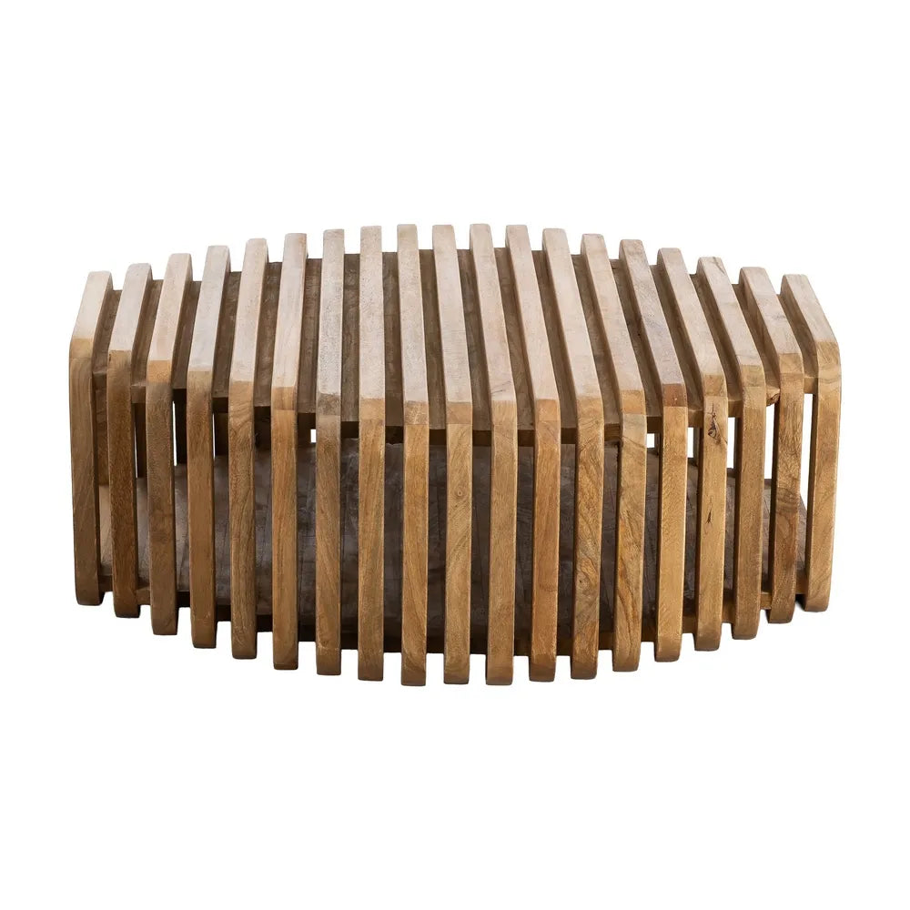 MANGO WOOD COFFEE TABLE 84 X 85 X 32 CM