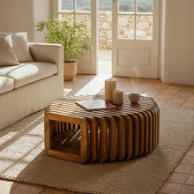 Load image into Gallery viewer, MANGO WOOD COFFEE TABLE 84 X 85 X 32 CM