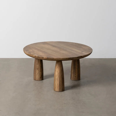 MANGO WOOD COFFEE TABLE 75 X 75 X 37 CM
