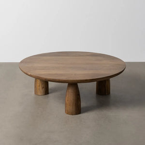 MANGO WOOD COFFEE TABLE 90 X 90 X 30 CM
