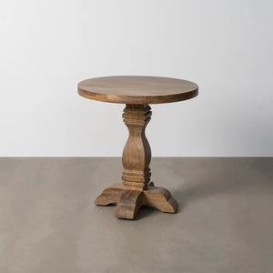MANGO WOOD SIDE TABLE 65 X 65 X 66 CM