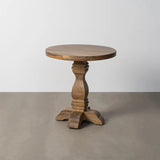 MANGO WOOD SIDE TABLE 65 X 65 X 66 CM