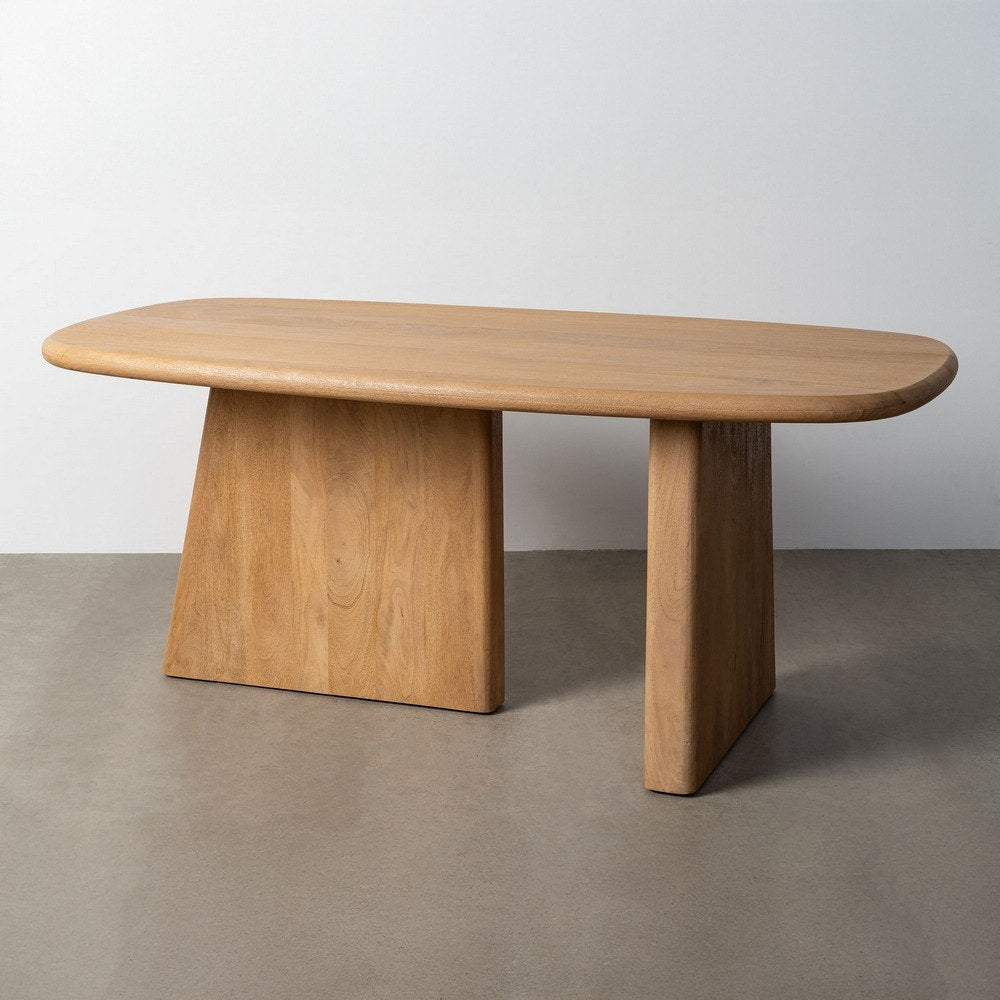 Natural Mango Wood Dining Table 180x90x76 cm