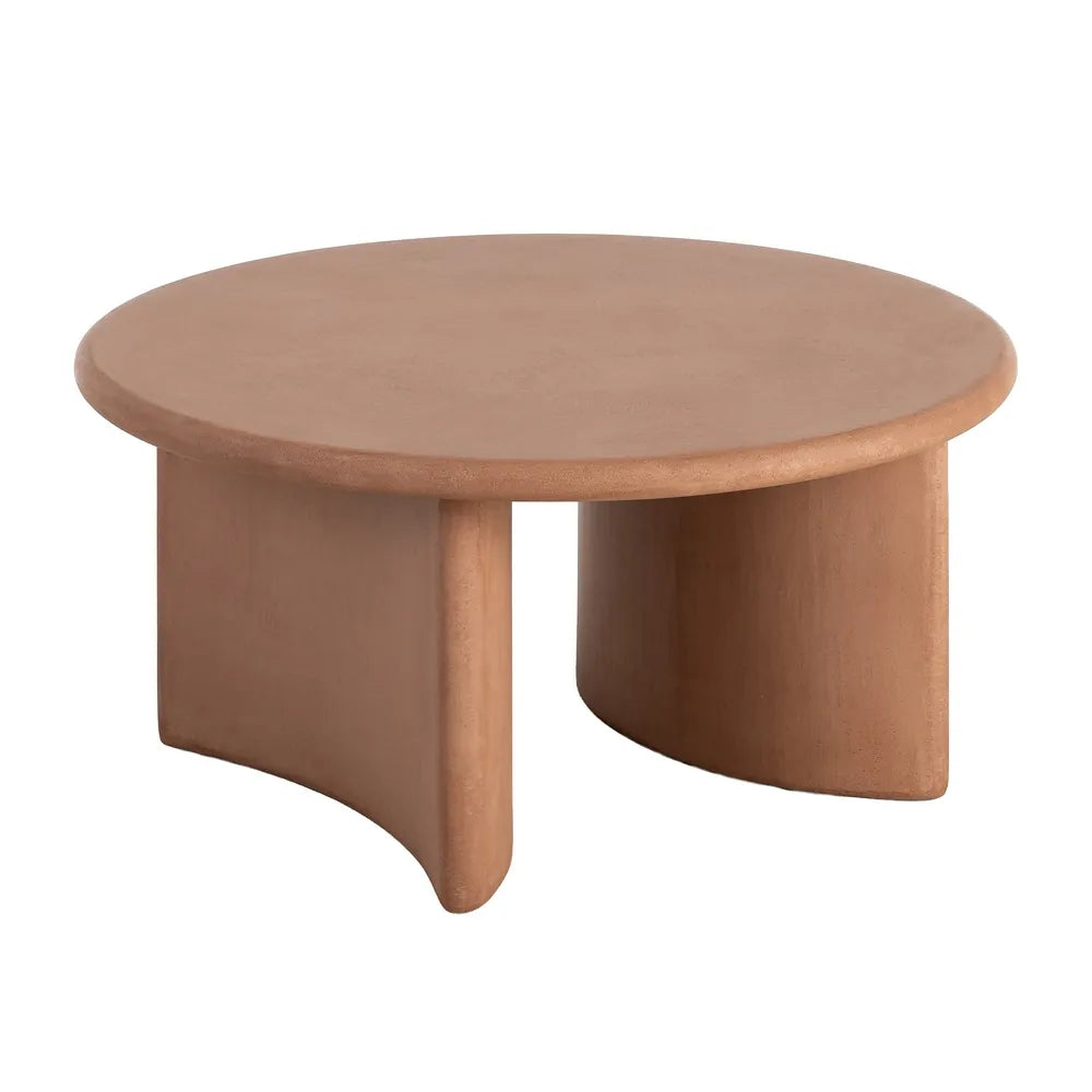 COFFE TABLE TILE MDF-CONCRETE ROOM 80 X 80 X 38,50 CM