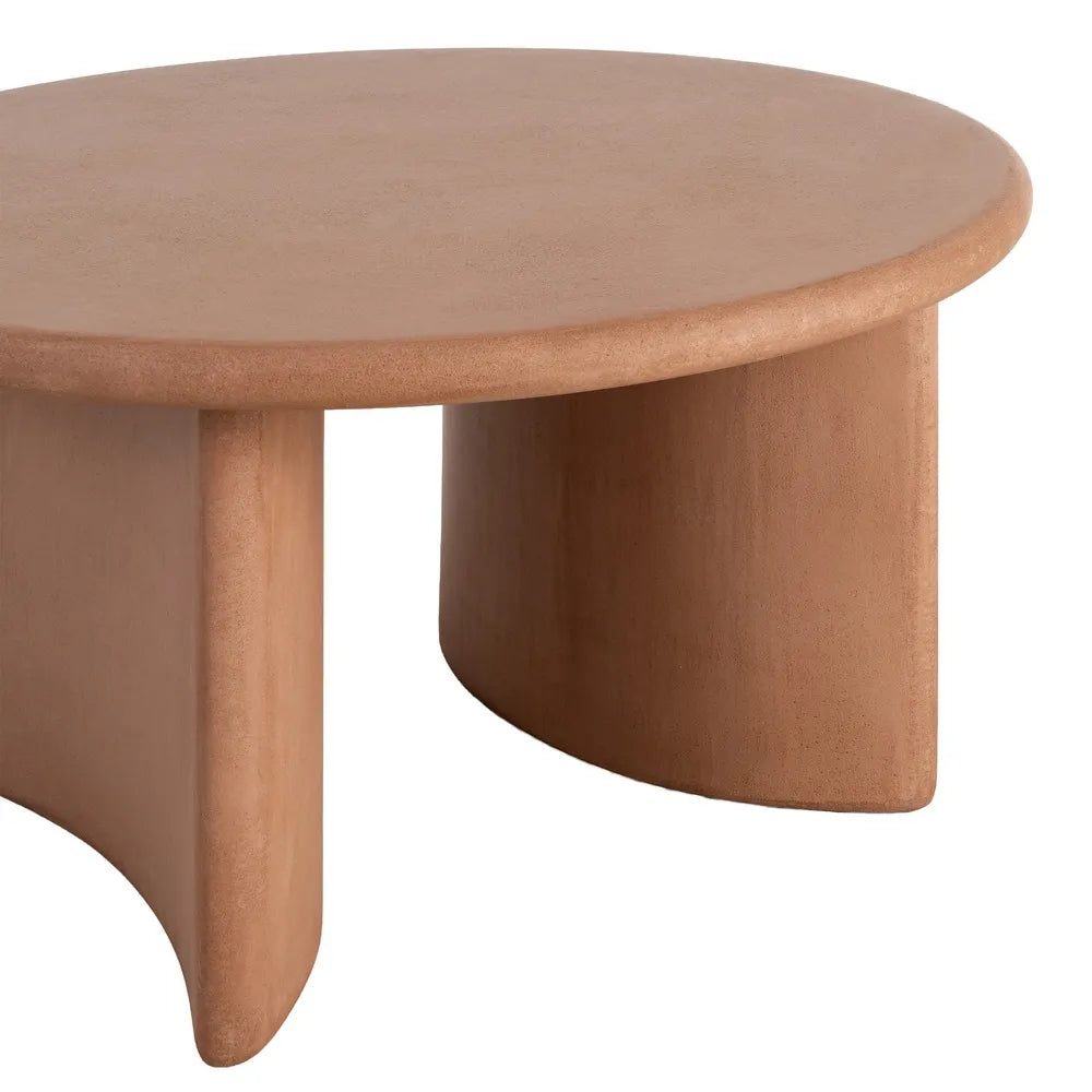 COFFE TABLE TILE MDF-CONCRETE ROOM 80 X 80 X 38,50 CM