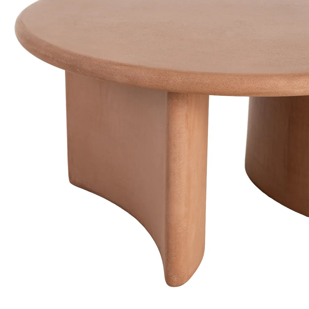 COFFE TABLE TILE MDF-CONCRETE ROOM 80 X 80 X 38,50 CM