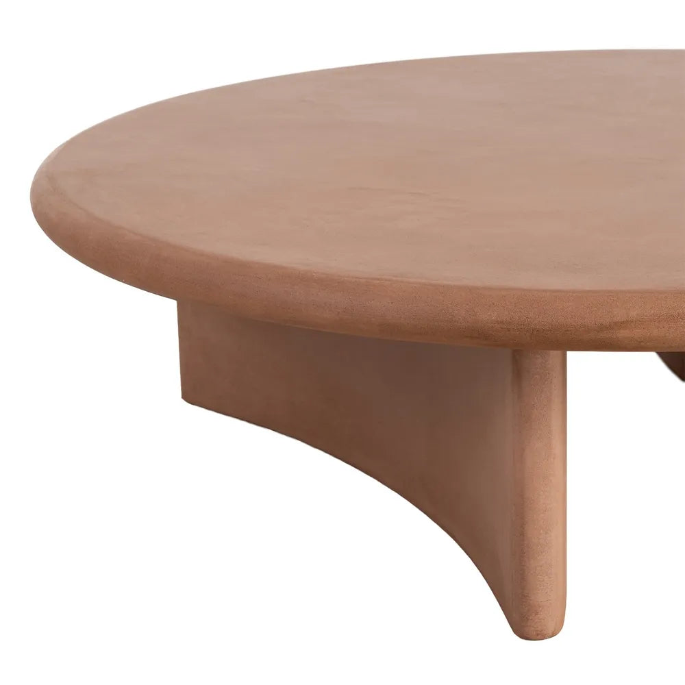 COFFEE TABLE DM-MICROCEMENT LIVING ROOM 120 X 120 X 33 CM