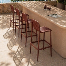 Cargar imagen en el visor de la galería, GARNET POLYPROPYLENE EXTERIOR STOOL 52 X 55 X 100 CM