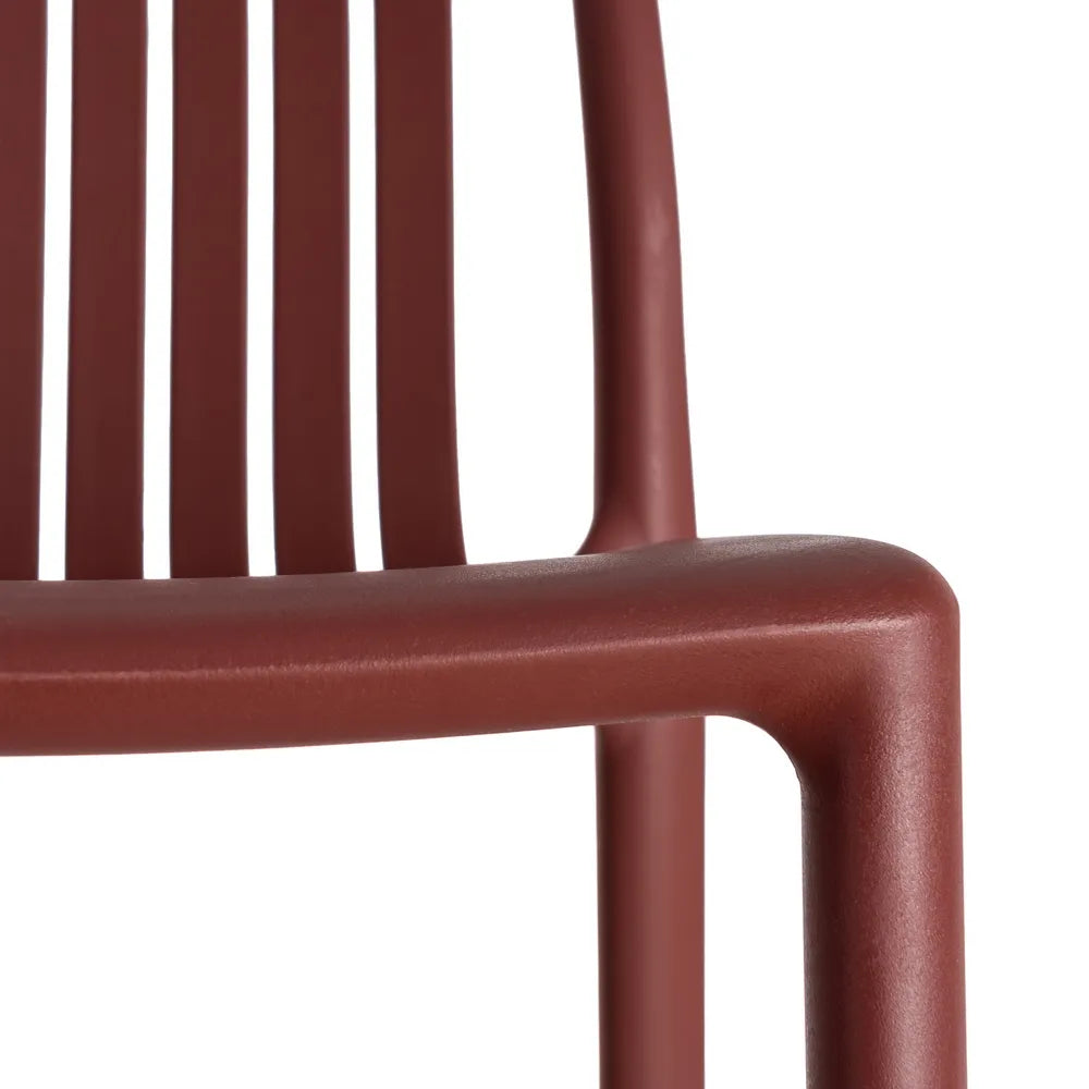 GARNET POLYPROPYLENE EXTERIOR STOOL 52 X 55 X 100 CM