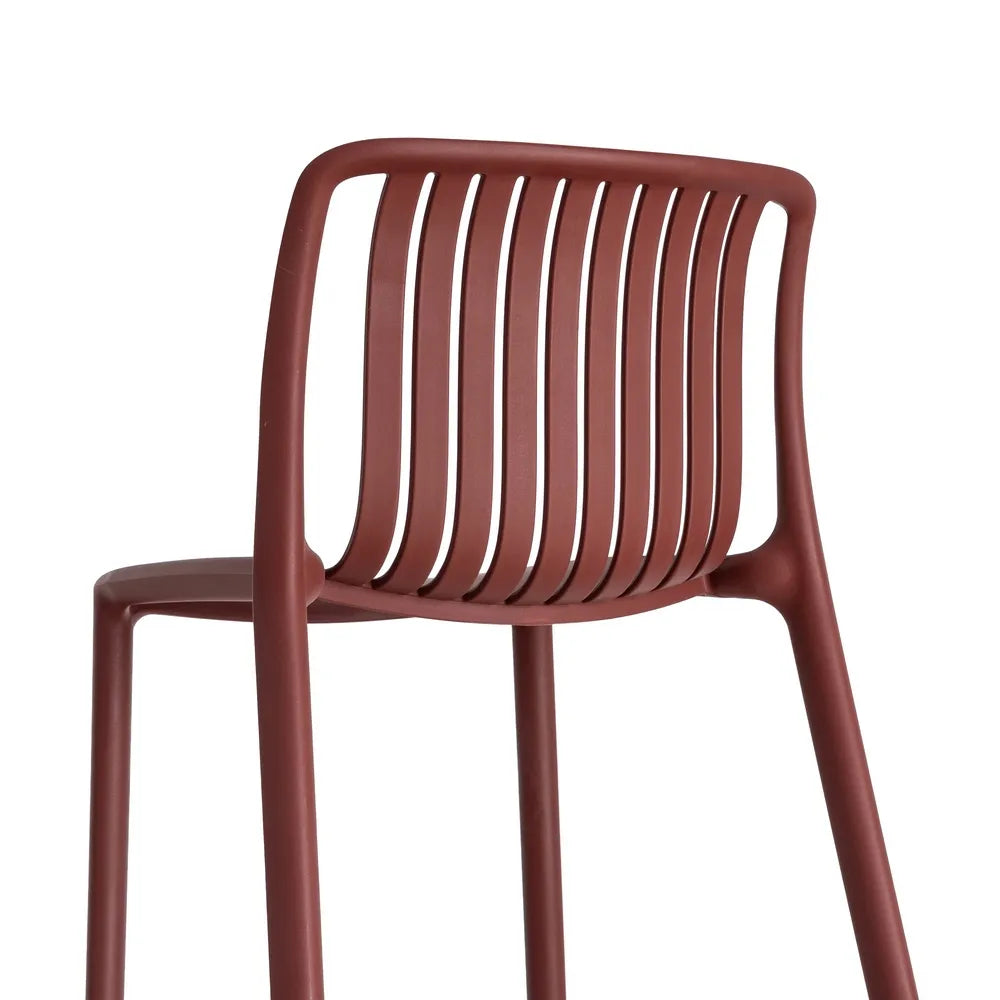 GARNET POLYPROPYLENE EXTERIOR STOOL 52 X 55 X 100 CM
