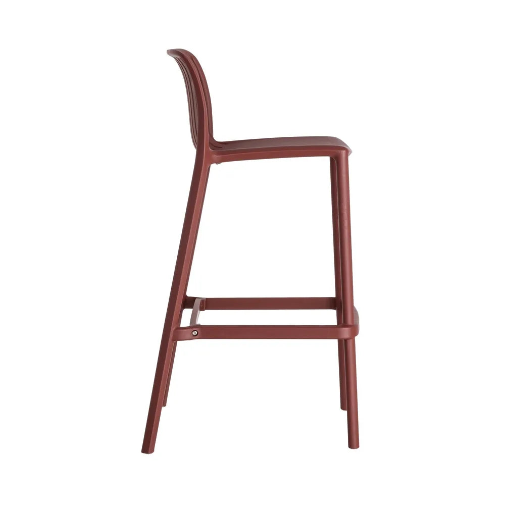 GARNET POLYPROPYLENE EXTERIOR STOOL 52 X 55 X 100 CM