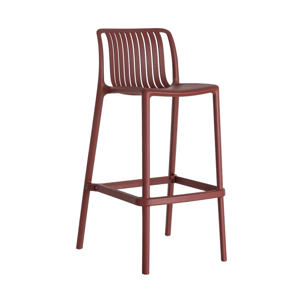 GARNET POLYPROPYLENE EXTERIOR STOOL 52 X 55 X 100 CM
