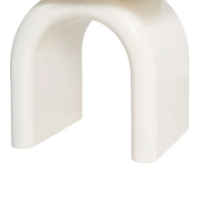 Load image into Gallery viewer, Cream lacquered MDF bedside table 50 x 40 x 57 cm