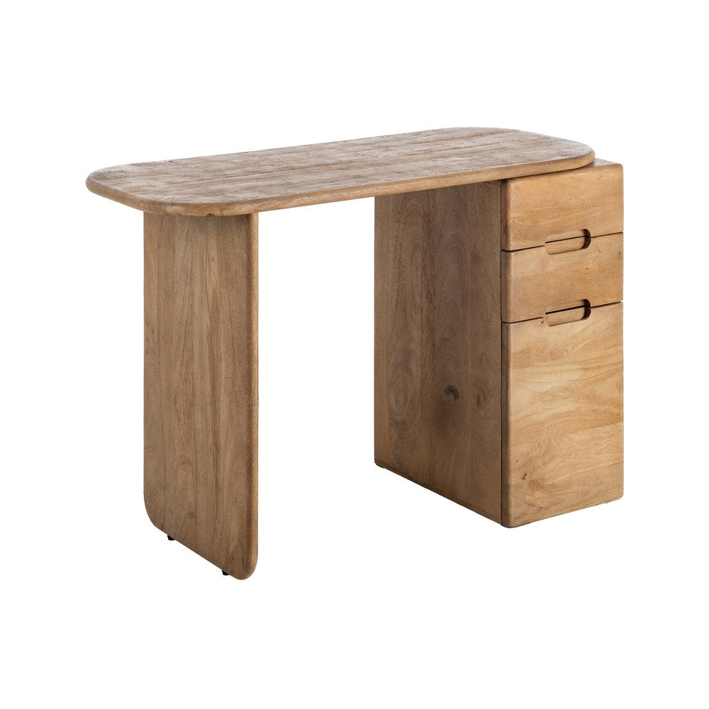 Natural Mango Wood Desk 110x50x75 cm