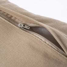 Charger l&#39;image dans la galerie, BEIGE-OCHRE VISCOSE-COTTON CUSHION 50 X 50 CM