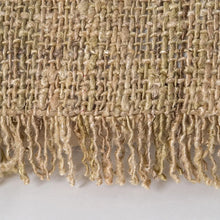 Cargar imagen en el visor de la galería, BEIGE VISCOSE-COTTON CUSHION 50 X 50 CM