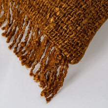 Cargar imagen en el visor de la galería, ORANGE VISCOSE-COTTON CUSHION 50 X 50 CM