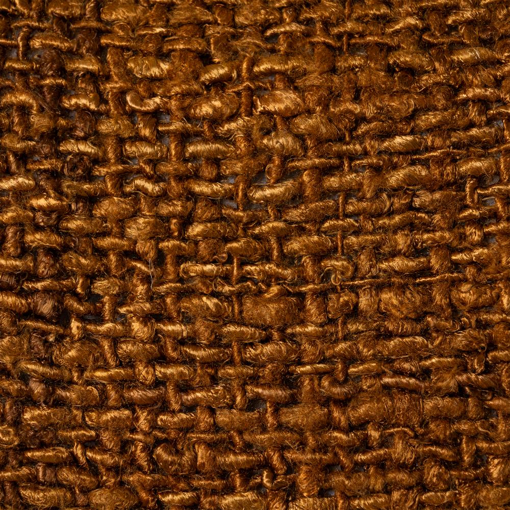 ORANGE VISCOSE-COTTON CUSHION 50 X 50 CM