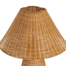 Charger l&#39;image dans la galerie, NATURAL RATTAN FLOOR LAMP LIGHTING 70 X 70 X 138 CM