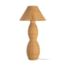 Charger l&#39;image dans la galerie, NATURAL RATTAN FLOOR LAMP LIGHTING 70 X 70 X 138 CM