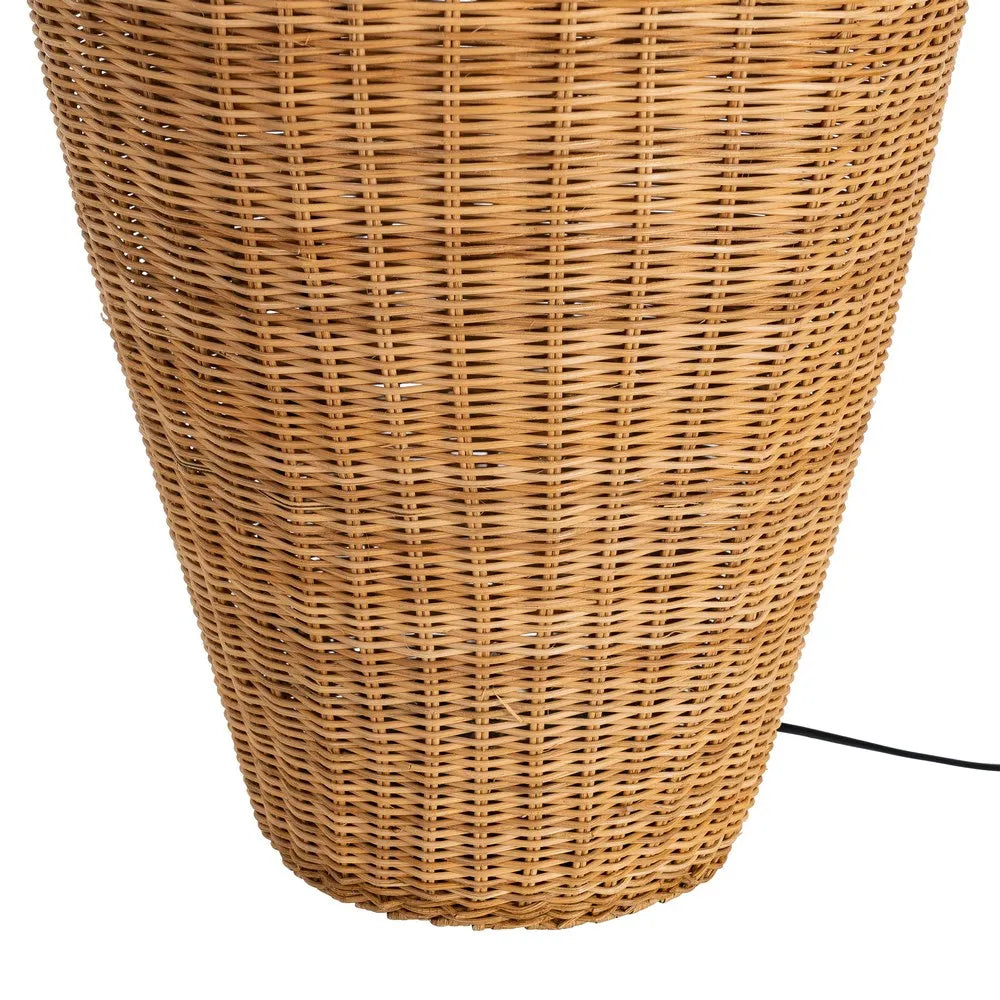 NATURAL RATTAN FLOOR LAMP LIGHTING 60 X 60 X 99 CM