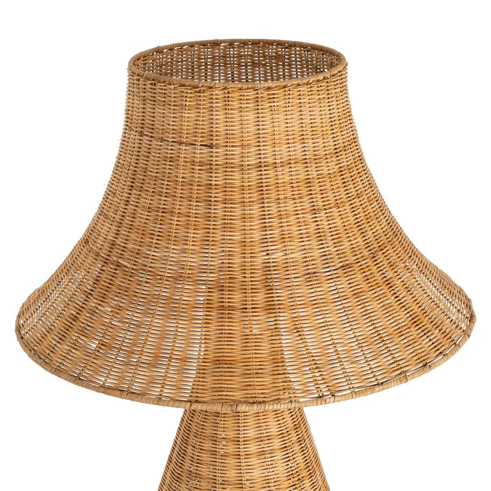 NATURAL RATTAN FLOOR LAMP LIGHTING 60 X 60 X 118.50 CM